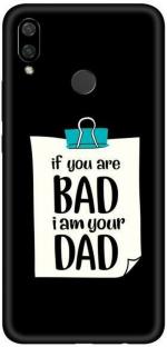 aadia Huawei P Smart Plus (2019) Matte Vinyl Quotes Printed Mobile Skin Sticker with Scratch Resistant Lamination