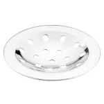 ENNIUS 3 Inch Round Stainless Steel floor Bathroom Jali/Trap Floor Drain with Hole with Chrome Finish Water Drain Grating (min 6 pcs) pack of 1