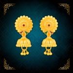 arch fashion Traditional Gold Platted New Jumkhi Earrings Collection ERG2106