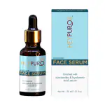 HEYPURO Niacinamide & Hyaluronic Acid Face Serum - Skin Brightening, Nourishing, Hydrating - 30 ML