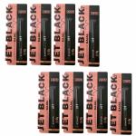 OCTAVIA BEAUTY Jet Black Eye Kajal for Women Smudge-Proof & Long Lasting | Pink Packet | Black Kajal | Pack of 8