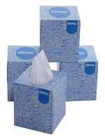 Kleenex Cube Facial Tissue Box, 2 ply, 4 Boxes/Case, 50 Sheets/Box, (Total 200 Sheets) (60040)