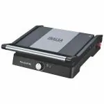 INALSA Dura Grill BK 2200-Watt Sandwich Maker | 4 Slice Bread (Black)
