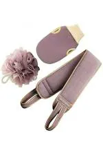 SPHP Multicolor Silicone Bathing Loofah (Pack of 3)