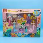 Vinmot Fancy Mermaid Princess Long Lasting Eraser Set - 12 Pcs (Pack of 1)