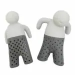 KitchenFest Silicone Tea Filter Infuser Brewing Teapot Safety Tea Bag Mr. Man Tea Infuser. 2 Piece