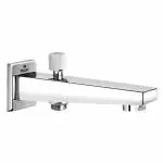 Rocio Brass Bath Tub Taps with Wall Flange, Foam Flow Waterfall Diverter Spout Taps for Luxury Modern Bathroom, Tip- Ton Wall Mounted High Flow Bathtub Faucet, Chrome Finish 24 x 7 x 6 cm