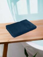 REGENCY EXPORTS PVT.LTD Prezzo Bath Towel 100% Cotton 450 GSM Set of 1 Navy Blue
