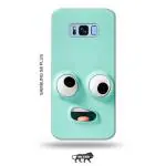 Tweakymod Printed Funny FAce Emoji Back Cover For Samsung S8 Plus
