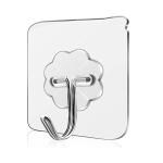 Avenn Plastic Self Adhesive Heavy Duty Wall Hook Seamless Hooks (Pack Of 12)