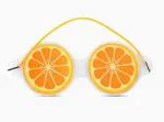 AD eshop Ice Eye Mask Cooling Eye Mask, Hot and Cold Eye Mask Dry Eyes, Dark Circles, Orange