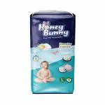 Honey Bunny Pants Diapers L - 32 pcs with Wetness Indicator, Silky Soft - Bubble sheet (9-14 kgs)