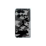 GADGETSWRAP Printed Vinyl Skin Sticker for Oppo Find N2 Flip (5G) - Patterned Black Camo