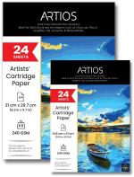 ARTIOS Artists' Cartridge Paper Combo(A4-24,A5-24)