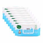 Mother Sparsh Pure Water Unscented Baby Wipes 72 Pcs (Pack Of 8)