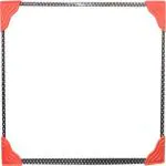 YAJNAS Non Magnetic 11 x 8 Inches Non Magnetic Double Sided White Board Small Slate and Chalk Board Small Slate, Both Side Writing Boards, one Side Whiteboard Marker and Reverse Side Chalk Surface - Pack of 1 Whiteboards (White, Green)