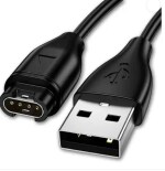 Tech Gear Magnetic Charging Cable 1 m For Garmin Approach S40 Garmin Approach S60 (Compatible with Garmin Approach S40 Garmin Approach S60, Black, One Cable)