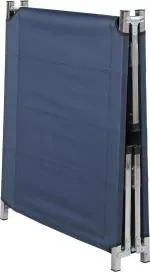 Decorative Blue Metal Portable Folding Bed