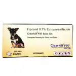 Clear kill F97 Flea and Tick Spot On for Dogs weighing up to 10 kg, 0.67 ml