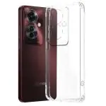 Fashionury Shockproof Crystal Clear Back Cover Case for Oppo F25 Pro 5G | Raised Bumps for Camera & Screen Protection | Transparent Back Cover Case for Oppo F25 Pro 5G
