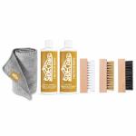 Herbal Home Shoe Care Natural Solution Fliptop cap 100 ml And Natural Sneaker Moisturizer With Shoe Polish And Soft Brush,1Hard Brush,1Medium Brush,1Microfiber Cloth Shoe Cleaning Kit, Shoe Cleaner Kit For Sneaker,Sports Shoe Cleaner Foam Spray