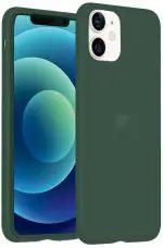 Enflamo Green Silicon, Rubber Back Cover For Apple Iphone 12 Mini