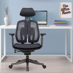 The Office Room Aeron Mesh Back Chairs | Adjustable PU Back Frame with Imported Fabric 3 Position Locking Mechanism Gaming Chair Boss Chair Director Chair
