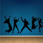 Decor Villa Wall Sticker ( Zombie dance ,Surface Covering Area 53 x 23 Inch)