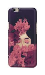 Tweakymod Printed Shy Girl Back Cover For Oppo F1S, Oppo A59