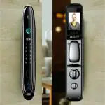 GOLENS X18 Digital Door Lock 3D Face Recognition, Video Intercom, Wi-Fi Remote Unlock Smart Door Lock ()