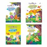Purple Turtle Mystic Pencil Books (Set of 4) - Interactive Activity Books for Kids Ages 3-8