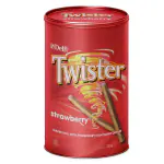 Delfi Twister Strawberry Wafer Rolls with Cream 320 Gm