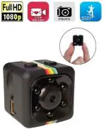 AVOIHS SQ11 1KK Mini Portablee Security Camera with Full HD Video Audio Recordig (Black)