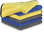 Winkcart Blessing Multicolor Microfiber Thickening Cleaning Cloth Assorted Cloth Napkins (Pack Of 5)