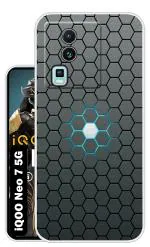 Case Club Multicolor Silicon Shock Proof Back Cover for iQOO Neo 7 5G