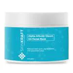 Skinkraft Alpha Arbutin Gleam On Facial Mask Cream For All Skin Types With Glycolic Acid - 100gms