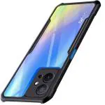 COBERTA Back Cover for Vivo Y75 5G Back Cover Case - Black Transparent