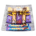 SurpriseForU Premium Ferrero Rocher , Chocolates & Designer Tray Combo | Chocolate Gift | Chocolate Basket Hamper | 599