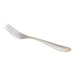 Kookee Cutlery Stainless Steel Dinner Forks with Round Edge, Small - Set of (8794)