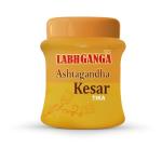 LABH GANGA Ashtagandha Kesar Chandan Powder - Sacred Orange Tilak for Puja/Pooja - Original Blend for Religious Rituals and Traditions (125 gm) Pack of 3