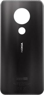 PURPLESAVVY Charcoal Black Glass Back Panel For Nokia 7.2