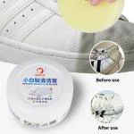 SCHOLAZS White Shoe Cleaning Cream Stain Remover,Shoes Whitening Cleaning,Stain Remover Cleansing Cream for Shoe,Sneaker Cleaner White Shoes,for Leather Shoes,Sports Shoes