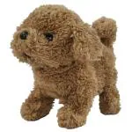 Hamleys Movers and Shakers Baby Cairn Terrier Plush Soft Dog Toy (Brown), 3Y+