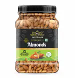 PAVITRANSH100% Natural and Premium California Almond 500gm | Quality Badam Giri | - Almonds - Rich in Protein and Increase Stamina | Real Nuts | Whole Natural Badam Dry Fruits (Jar Pack)