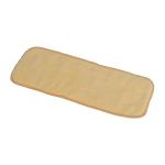 Teeny Weeny 3 Layer Microfiber Baby Diaper Inserts/Washable Reusable Pocket Cloth Diaper Nappy Insert Pads for Kids (Pack of 5, Cream)