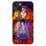 Voleano back cover for I Phone 13, Itachi, Anime, Fire, Naruto, Sasuke, cases, cover