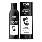 MG8 Activated Charcoal Beard Wash For Men 100ML, Anti Dandruff Beard Shampoo For Soft Beard
