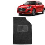 Kingsway Noodle Grass PVC Mats, 18mm Thickness, Car Floor Foot Mats Universal Use for Maruti Suzuki Swift, Model Year : 2018 - 2020, Complete Set of 5 Piece - Black