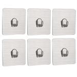 ELITEHOME Self Adhesive Hooks For Kitchen, Ceiling Heavy Duty Hooks For Wall Hooks Sticky Hooks