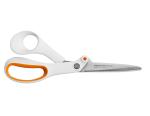Fiskars Orange, White Stainless Steel Amplify Scissors, 21 Cm